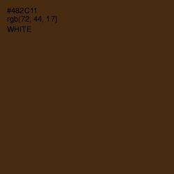 #482C11 - Brown Derby Color Image